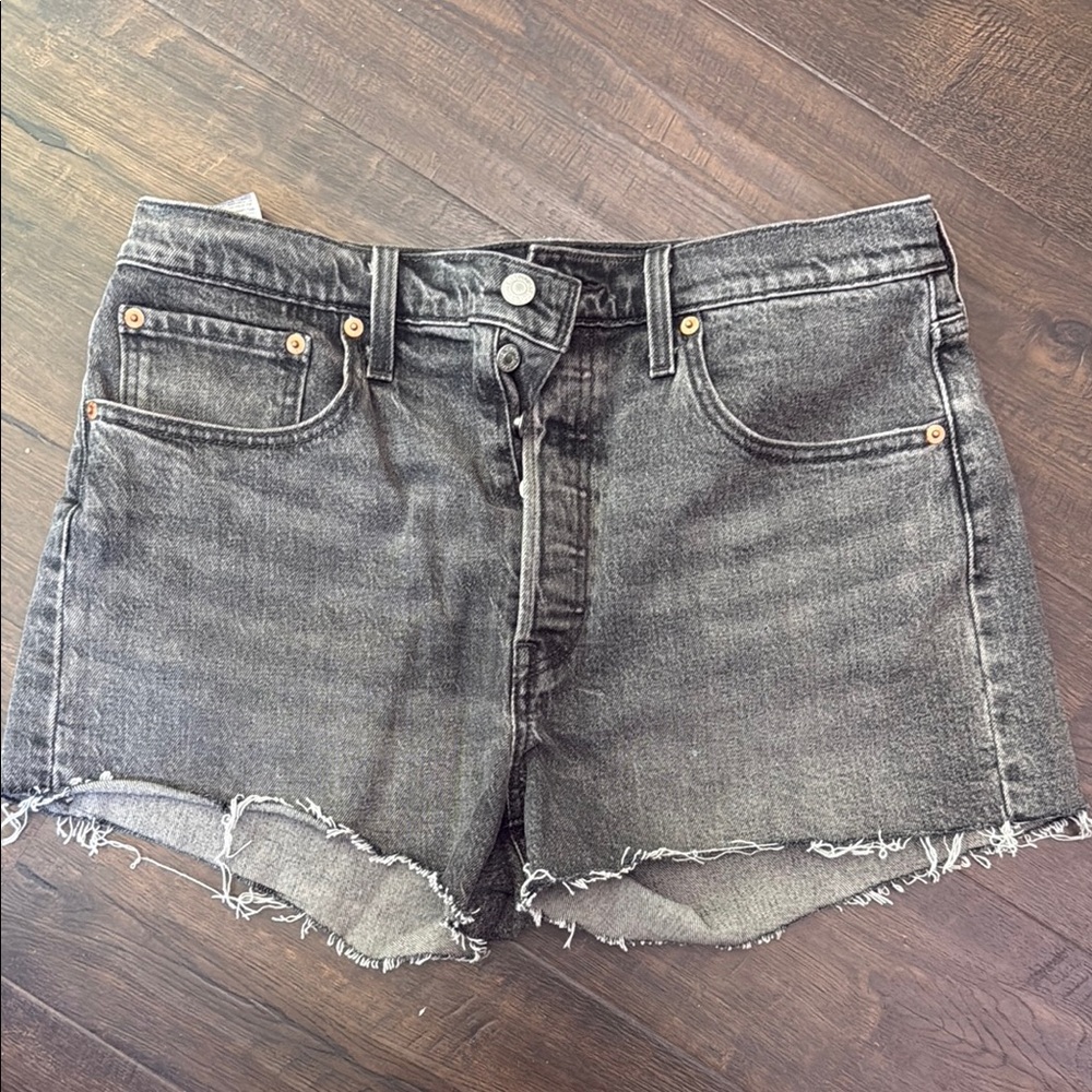 Levi's Dark Gray Jean Shorts
